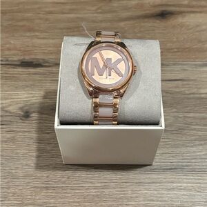 Michael Kors Rose Gold and Pink Watch
